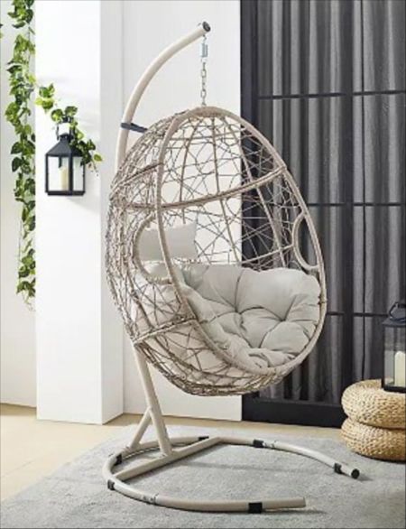 CrosleyCrosley Cleo Indoor/Outdoor Hanging Wicker Egg Chair

#LTKhome #LTKSeasonal #LTKstyletip