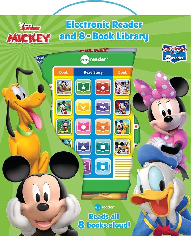 Disney Mickey Mouse - Me Reader Electronic Reader and 8 Sound Book Library - PI Kids | Amazon (US)