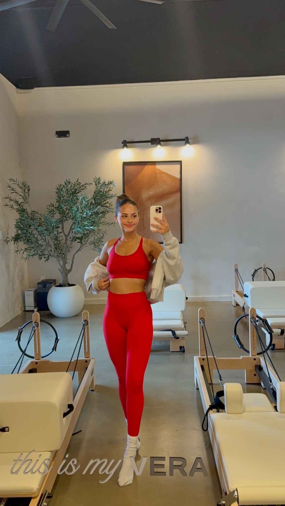 feeling spicy ❤️‍🔥 
Pilates outfit 

#LTKStyleTip #LTKActive #LTKSaleAlert