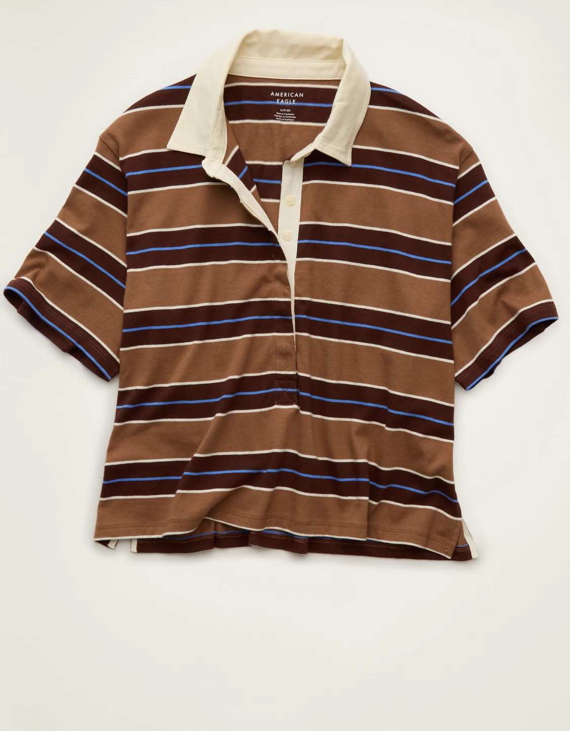 AE Striped Rugby Polo T-Shirt | American Eagle Outfitters (US & CA)