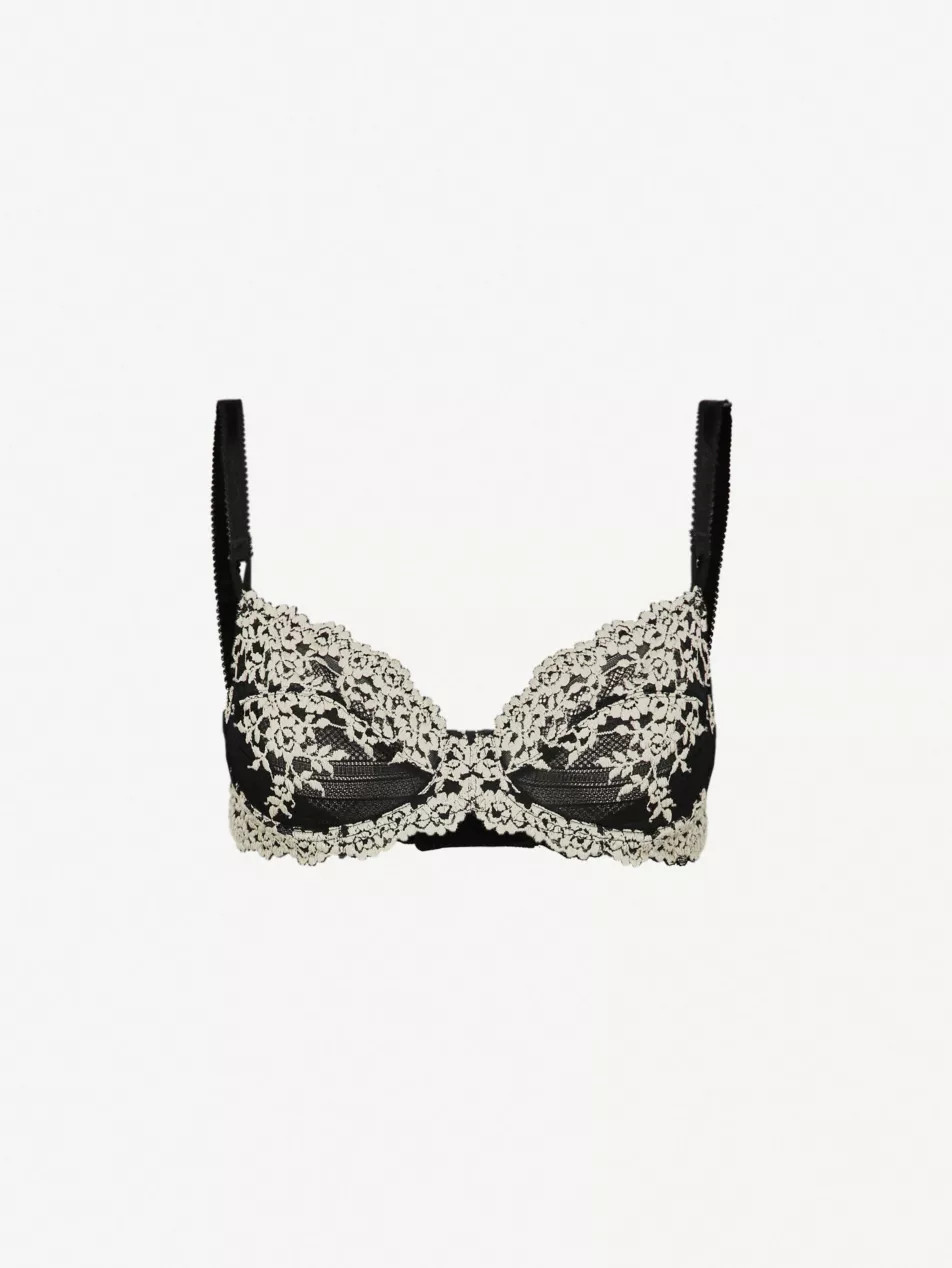 Embrace Lace stretch-lace underwired bra | Selfridges