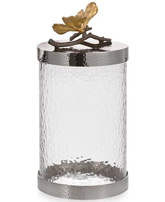 Michael Aram Butterfly Ginkgo Medium Kitchen Canister - Macy's | Macy's