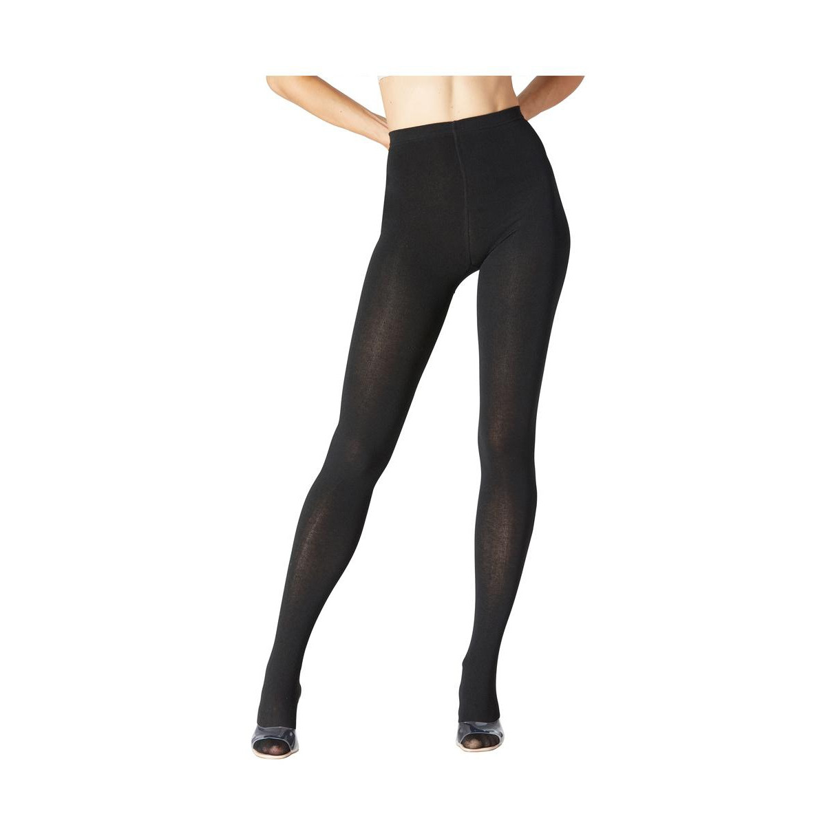Stems Women's Fleece Lined Base Layer Italian Tights - Black | Macy's
