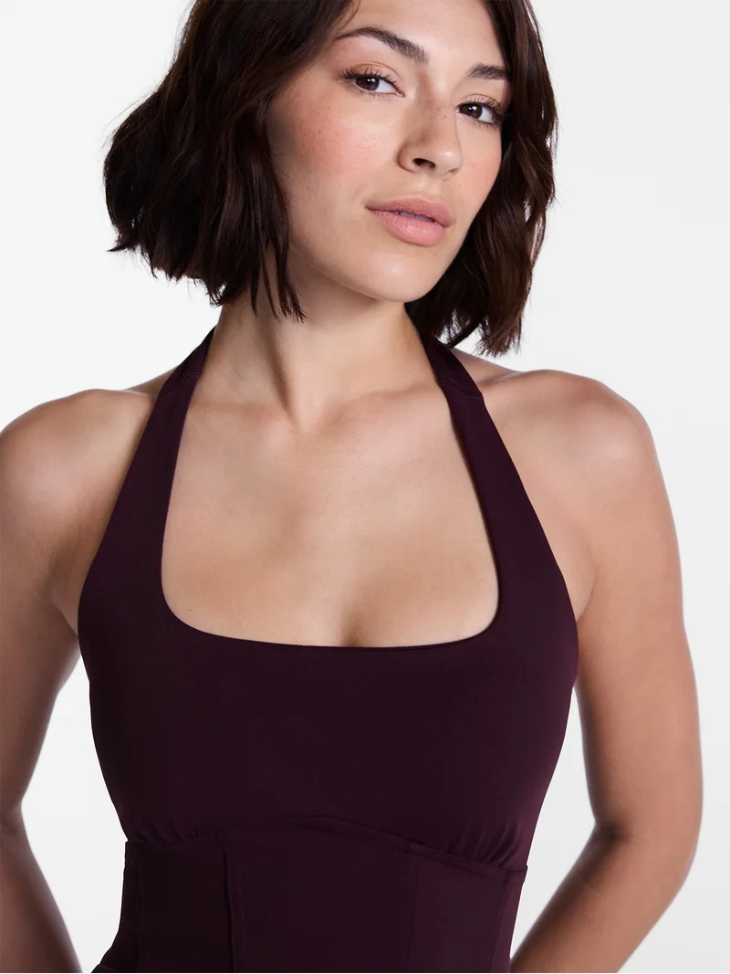 Avia Women's SoftSculpt Corset Halter Bra, Sizes XS-XXL | Walmart (US)