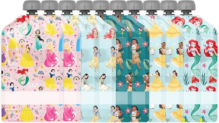 Simple Modern Disney Reusable Baby Food Pouches for Toddlers | BPA Free Plastic, Food Safe, Freez... | Amazon (US)