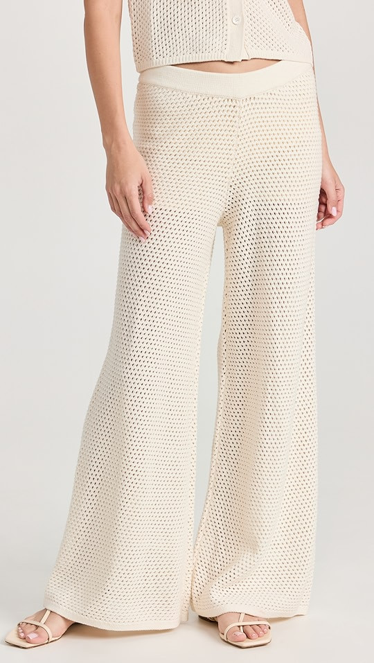 Crochet Sweater Wide Leg Sweat | Shopbop