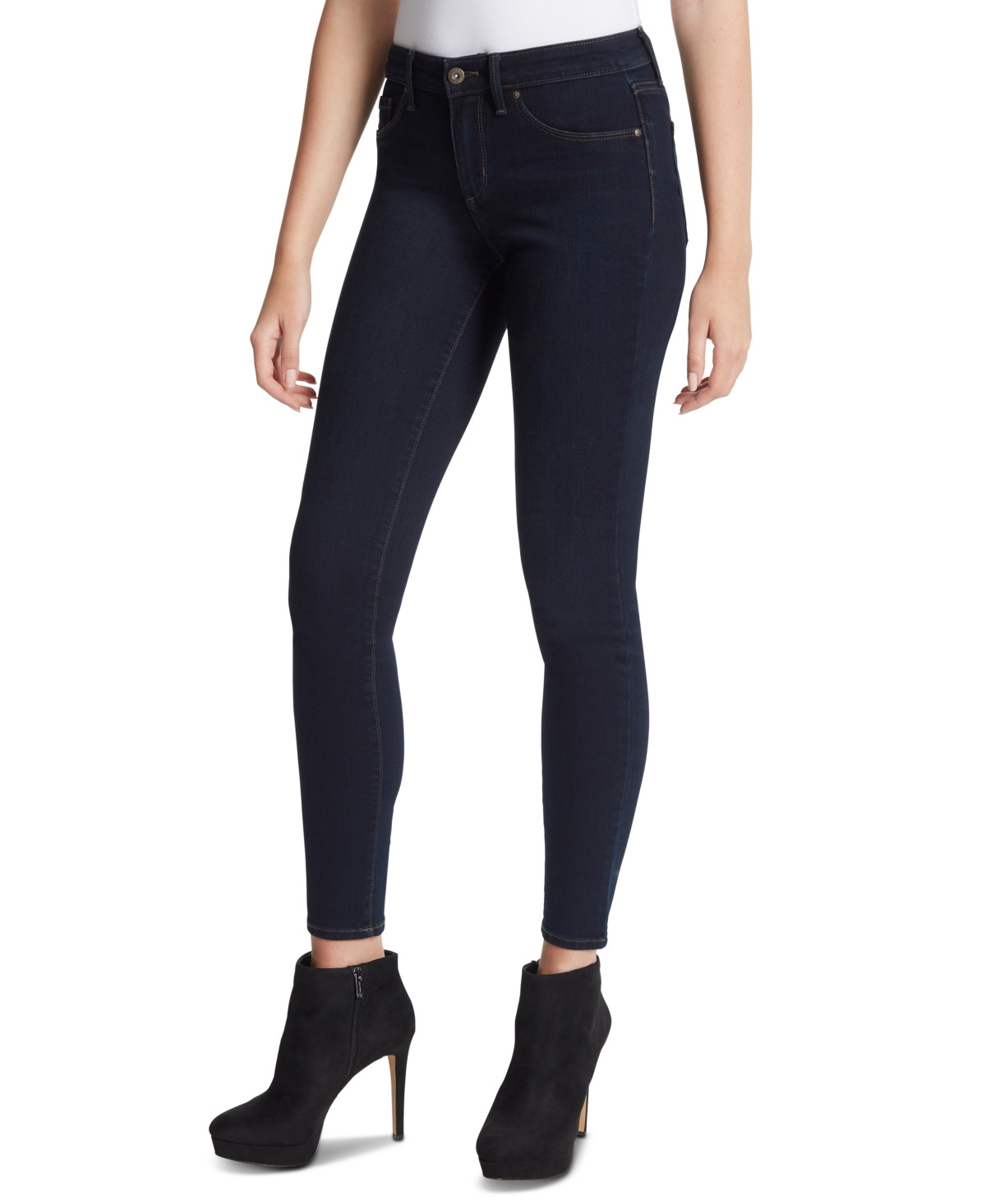 Jessica Simpson Mid Rise Kiss Me Skinny Jeans | Macys (US)