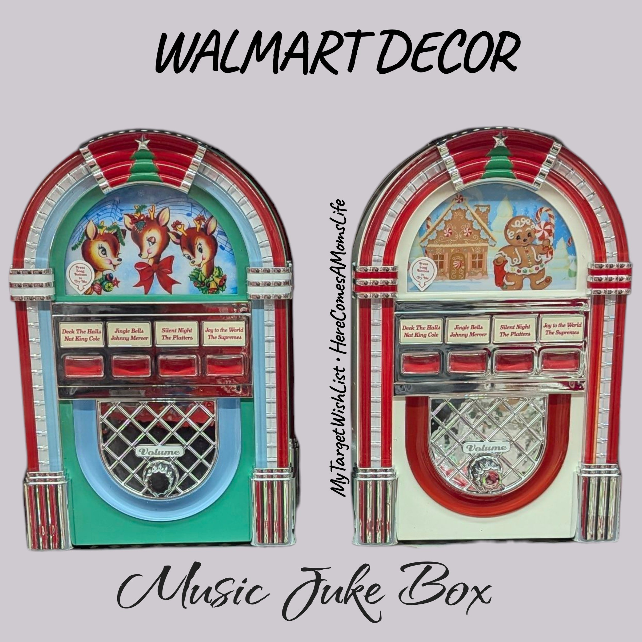 Add a little spunk and cheer with these vintage style Christmas juke boxes. Not only are they super cute but the play music too

#LTKHoliday #LTKSeasonal #LTKGiftGuide