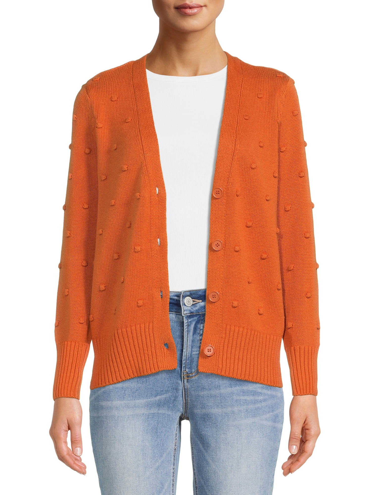 Heart N Crush Women's Bobble Cardigan | Walmart (US)