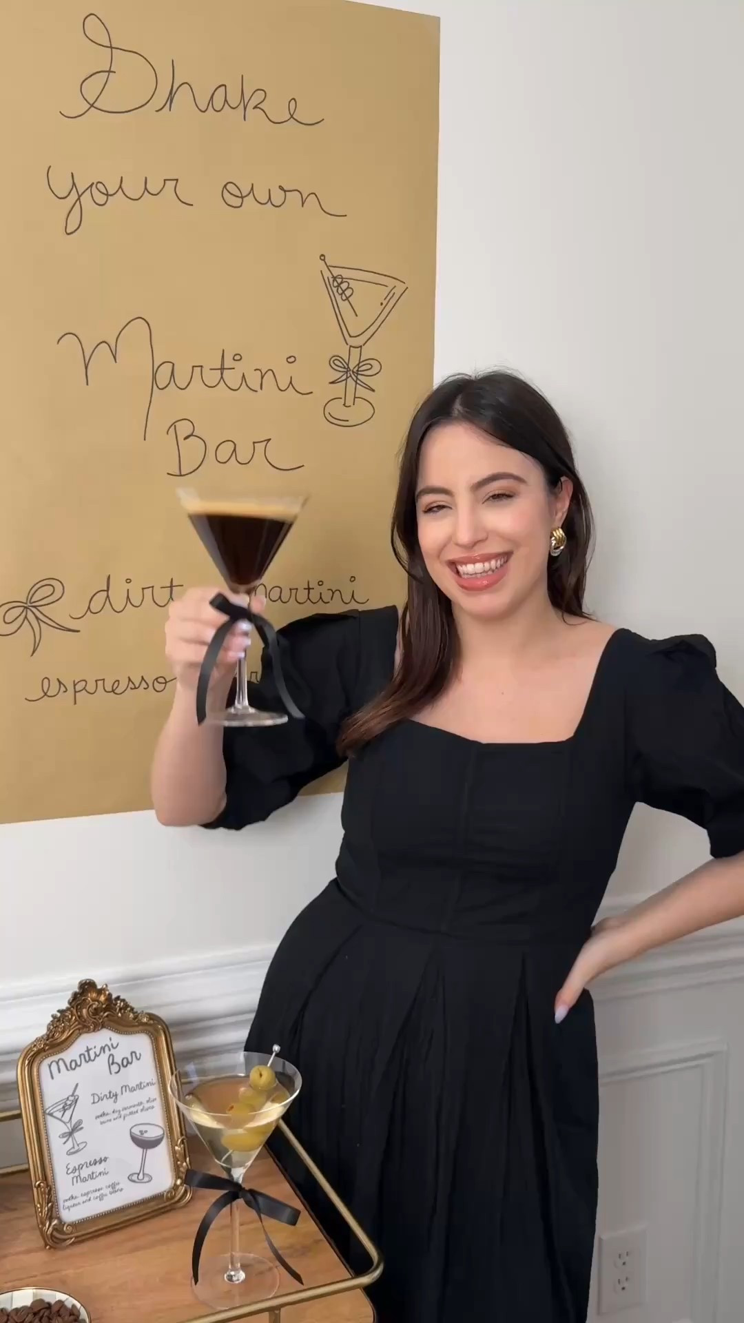We set up a "shake-your-own martini bar" using a simple bar cart, and it was such a hit with our guests. It’s the perfect low-effort way to make your next get-together feel extra special!

party inspo, bar cart essentials, valentines, drinkware, hostess life, entertaining at home, home bar, girls night

#LTKfoodie #LTKSeasonal #LTKHome