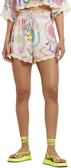 River Island Beach Embroidered Shorts | Nordstrom | Nordstrom