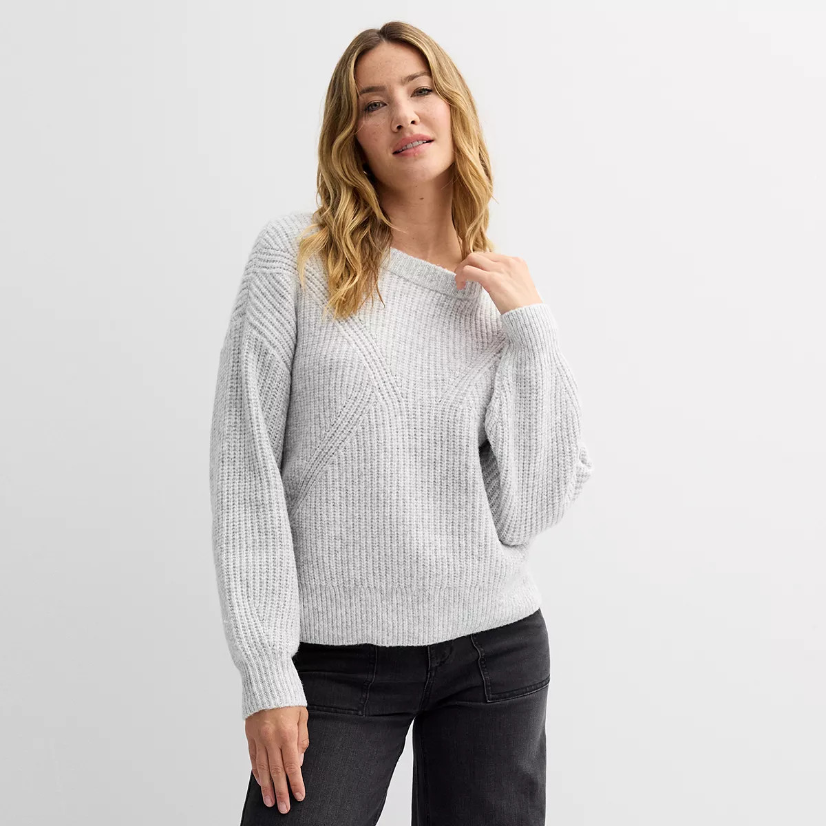Women's Sonoma Goods For Life® Cozy Crewneck Sweater | Kohl's