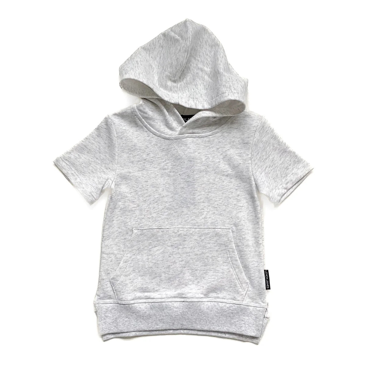 HOODED SWEATSHIRT - HEATHER GREY | LENOX JAMES