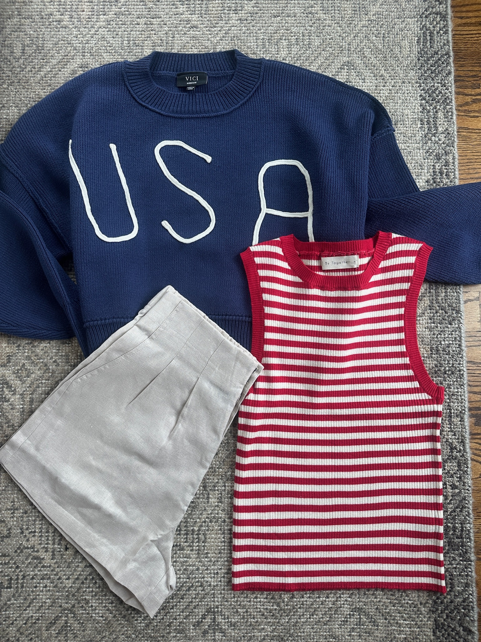 Memorial Day outfit ideas on sale🇺🇸 use code: GRACEW30 to save 30% on Vici!

memorial day, memorial day outfit ideas, sale, sale alert, sale finds, USA sweater, gingham dress, trouser shorts, jean shorts, striped shirt, romper, tall girl friendly, boy mom, Grace White, a Southern Drawl

#LTKSeasonal #LTKFindsUnder100 #LTKSaleAlert