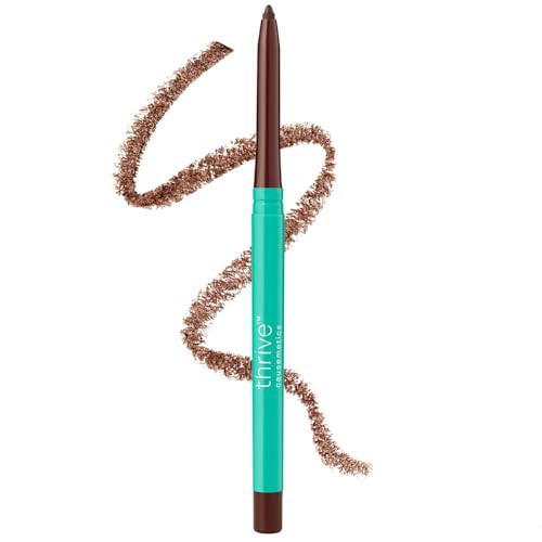 Thrive Causemetics Lip Filler Long-Wearing + Plumping Lip Liner, Shea Butter Hydrating Lip Plumper Retractable Lip Liner Pencil, Built In Sharpener, Vegan & Cruelty Free, Katrece (Espresso) | Amazon (US)