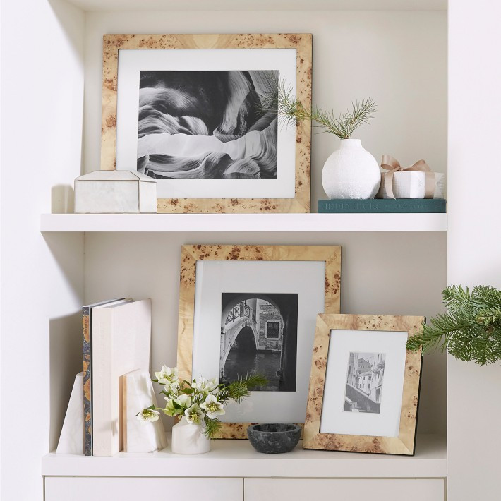 Exotic Burl Wood Gallery Frame | Williams-Sonoma