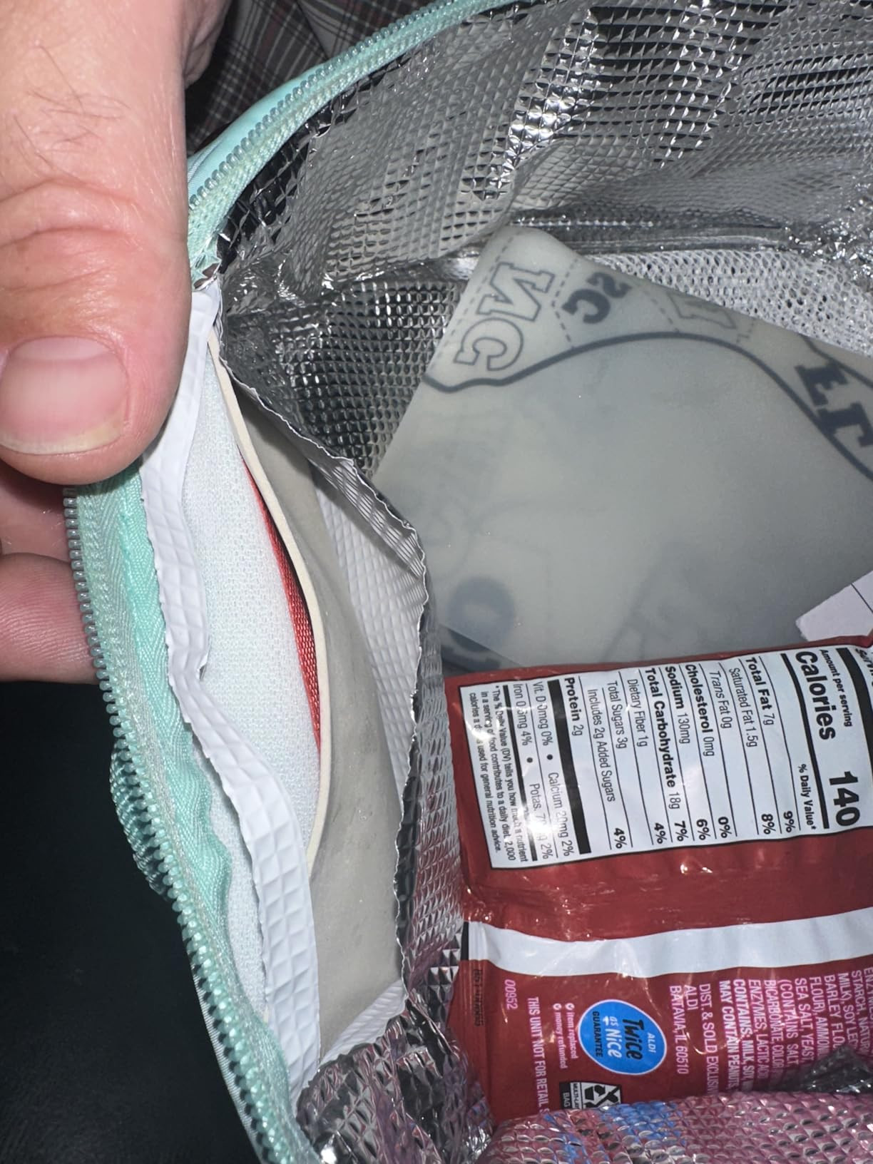 Insulated Lunch Bag With Adjustable Shoulder Strap, Nylon Preppy Lunch Box Large Insulated Lunch ... | Amazon (US)