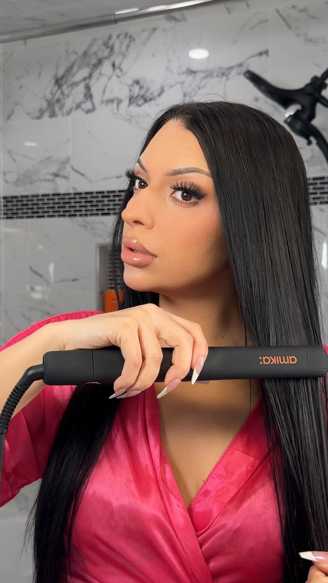 it's wash day 💆🏻‍♀️🫧

i tried out the mirror ball line from amika plus their moisture maintenance flat iron and it had my hair feeling so soft, shiny, and straight!

products l used:
soul food nourishing mask mirror ball shampoo & conditioner flash instant shine mask wizard detangling primer detangling brush
confidante: moisture maintenance titanium flat iron top gloss shine spray

#LTKVideo #LTKbeauty #LTKSeasonal