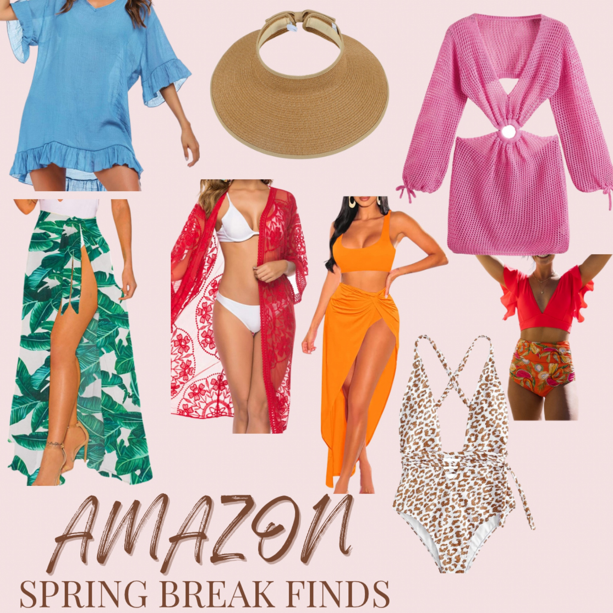 Amazon spring break finds. Amazon beachwear, cover ups, resort wear, bright swimwear for women 

#LTKswim #LTKstyletip #LTKtravel