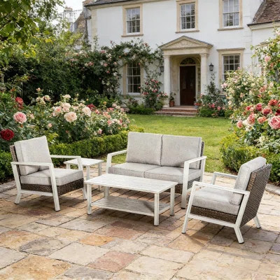 Outdoor Conversation Furniture Set,Garden Furniture Set | Wayfair North America
