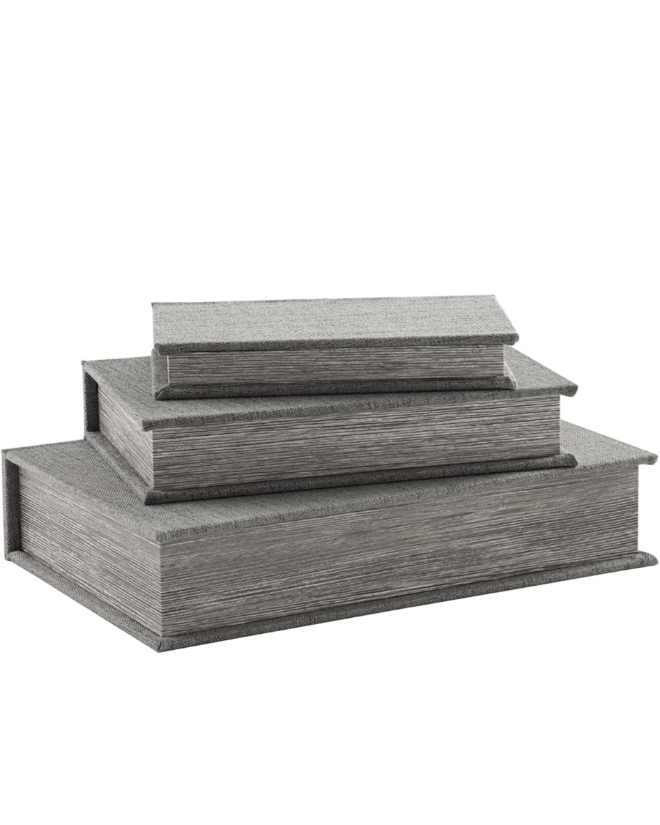 Signature Design by Ashley Jolina Vintage 3 Piece Faux Book
Keepsake Storage Box Set, Dark Gray

faux book hiding spot coffee table décor farmhouse decor



#LTKU #LTKFind #LTKhome