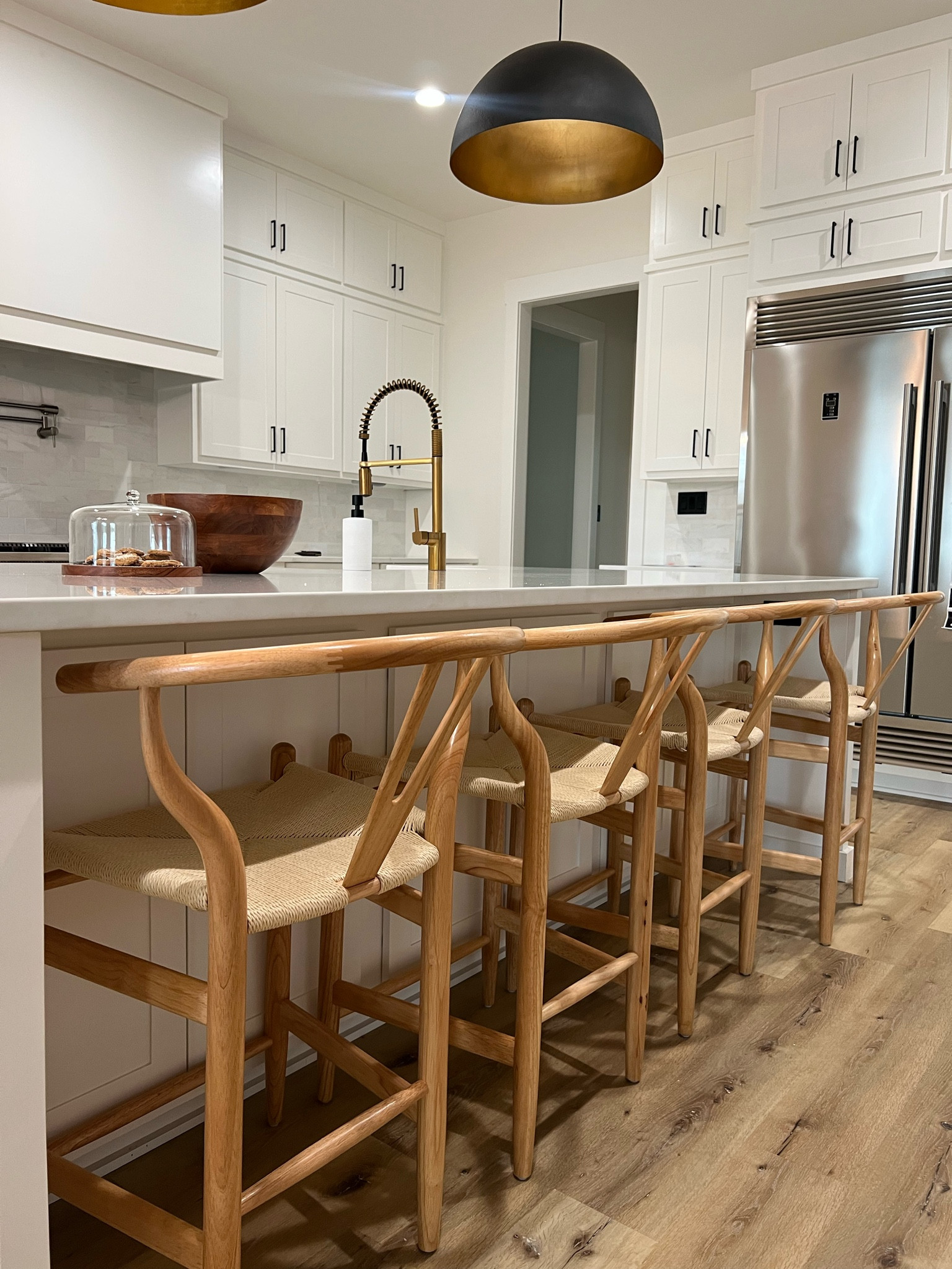 Bar stools that look $ but are inexpensive & kid friendly! Plus they come assembled! 

#LTKhome #LTKFind #LTKstyletip