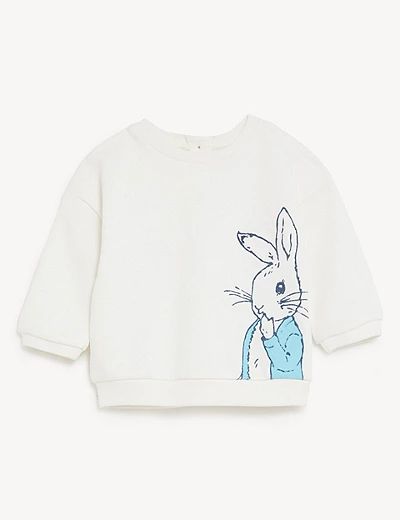 Cotton Rich Peter Rabbit&trade; Sweatshirt (0-3 Yrs) | Marks and Spencer AU/NZ