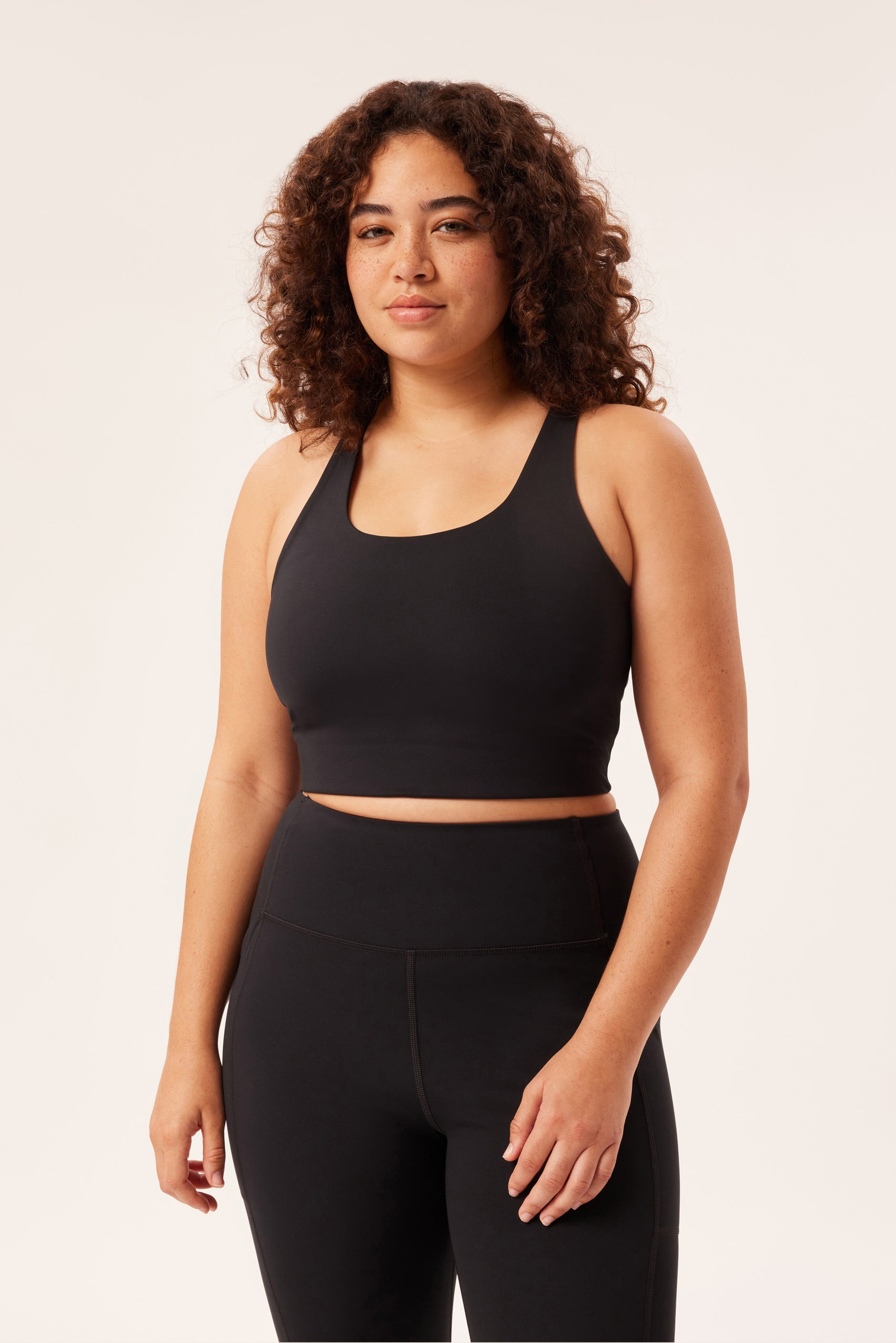 Black Paloma Racerback Bra | Girlfriend Collective