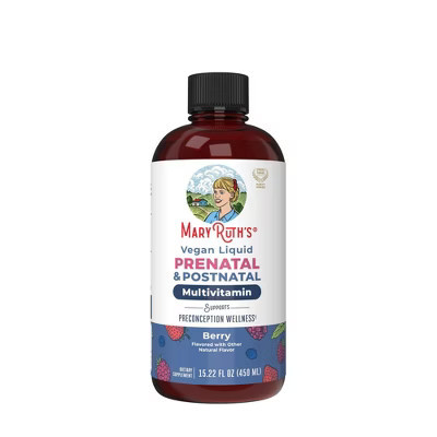 MaryRuth's Prenatal & Postnatal Liquid Multivitamin - Berry - 15.2 fl oz | Target