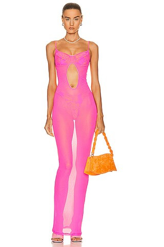Mesh Maxi Dress | FWRD 