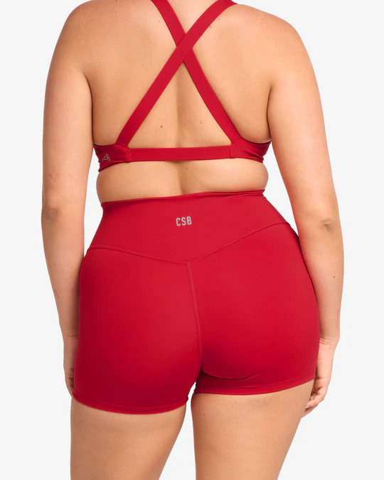 Serenity Shorts 4" | Chilli | Crop Shop Boutique AU