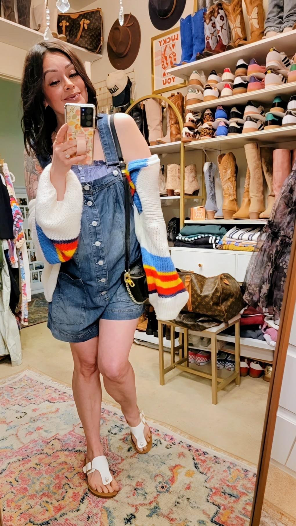Wearing a small in the overalls. Small in the top.
#summeroutfit

#LTKTravel #LTKSeasonal #LTKSaleAlert