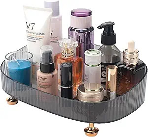 Makeup Perfume Organizer, Bathroom Vanity Tray, Decorative Dresser Tray, Bathroom Countertop Orga... | Amazon (US)