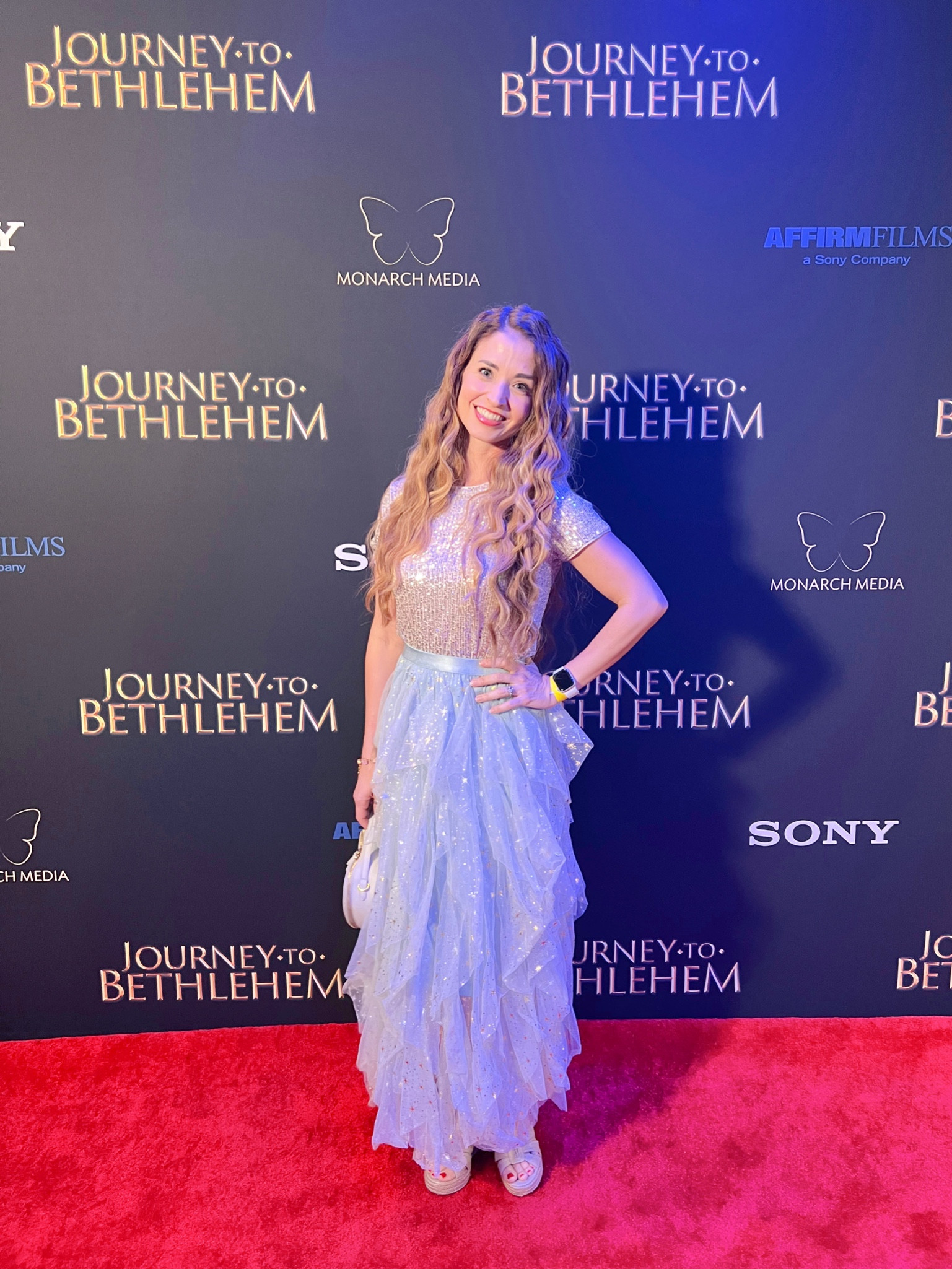 Walking the red carpet for the Journey to Bethlehem movie. 

#LTKfindsunder100 #LTKparties #LTKHoliday