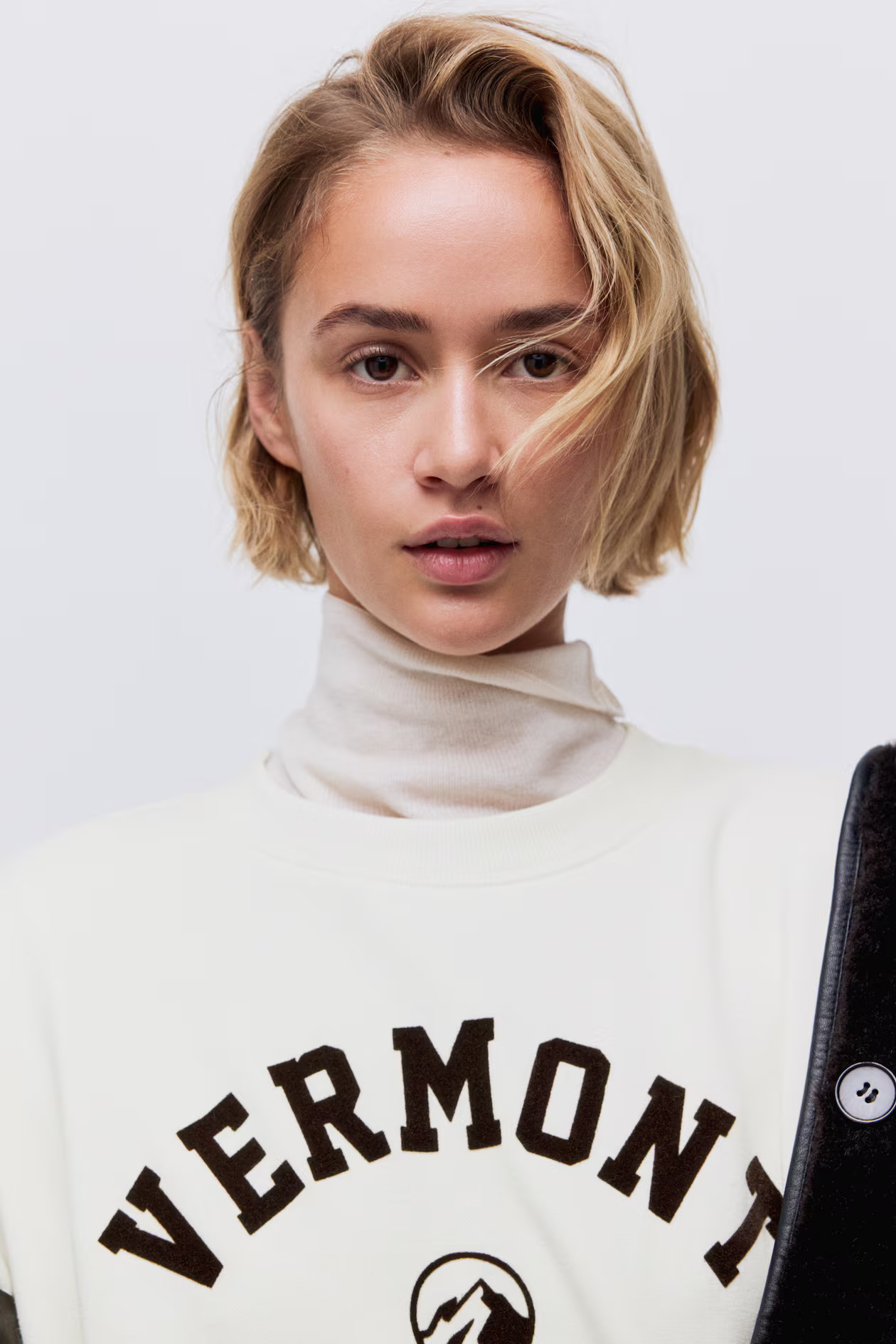 Sweatshirt with Text Motif | H&M (US + CA)