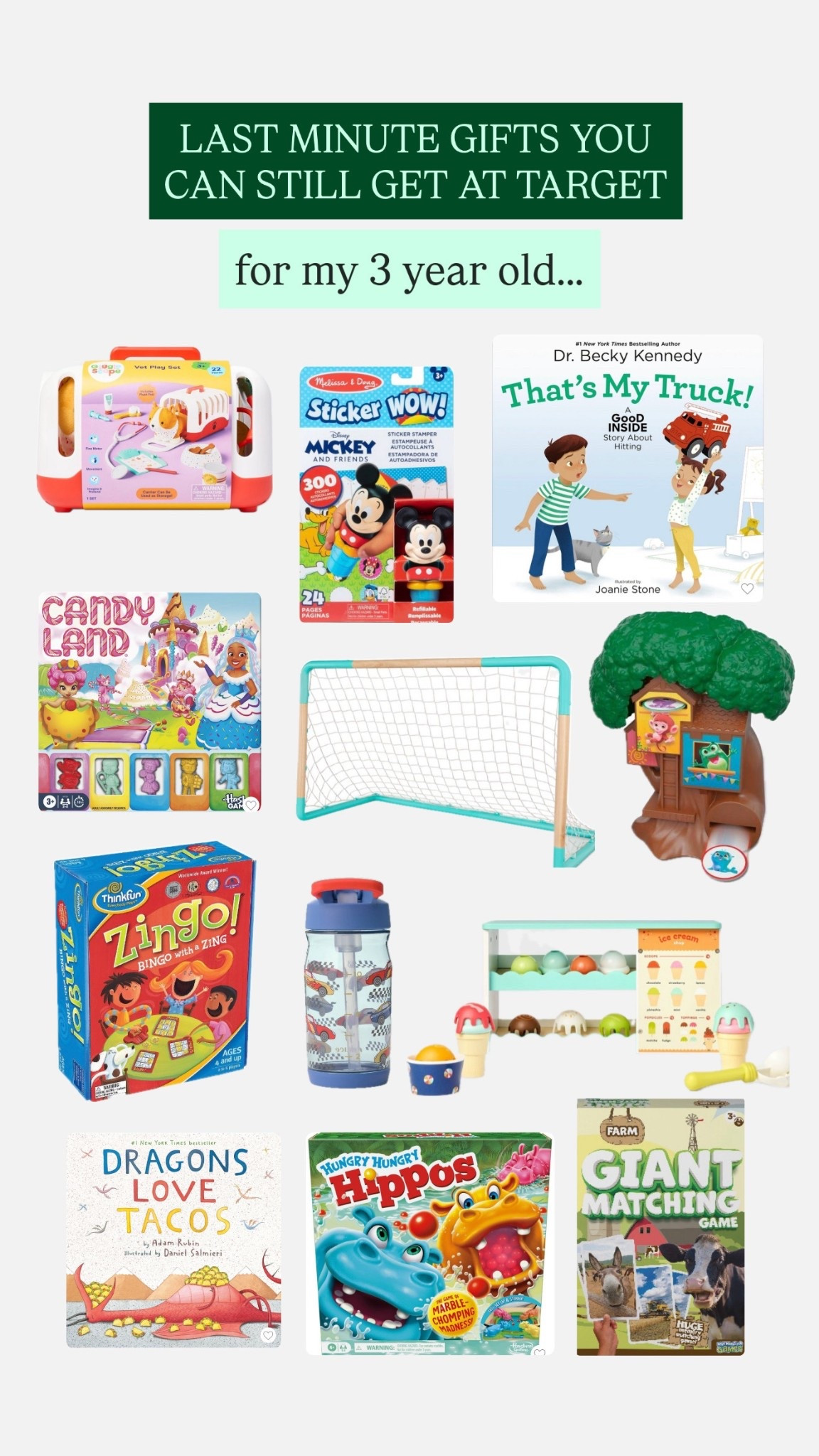 last minute gifts still available at Target! 🎯 gift ideas for a 3 year old 

#LTKHoliday #LTKKids #LTKGiftGuide