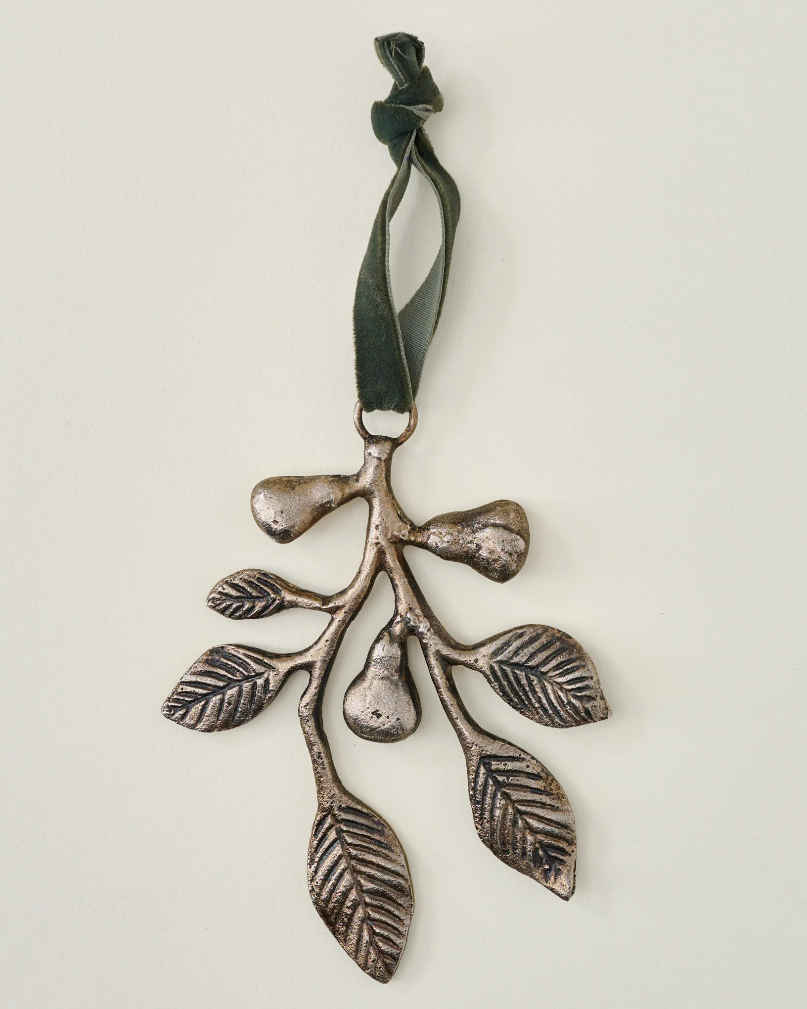 Pewter Pear Drop Ornament | Magnolia