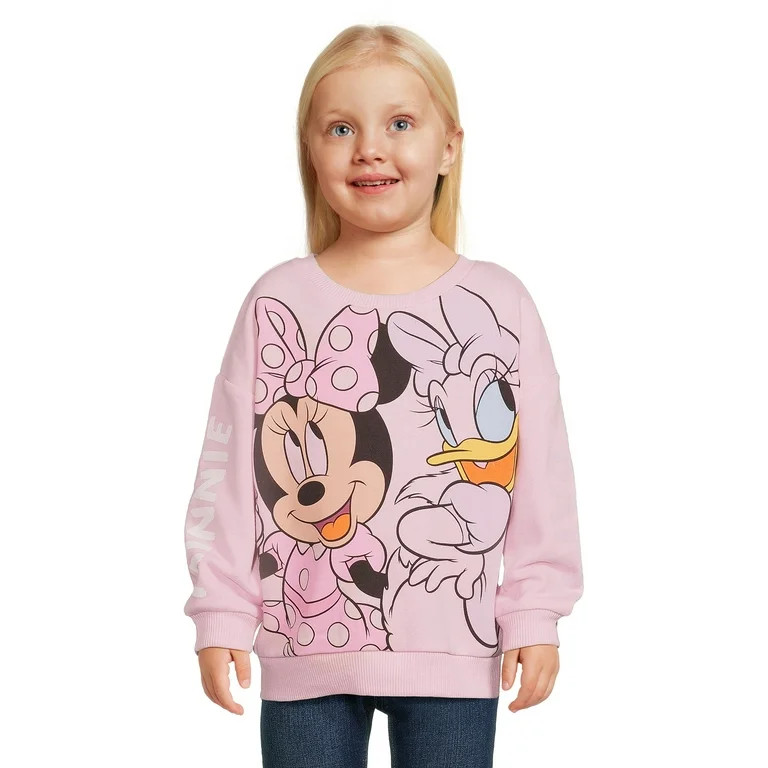 Disney Toddler Girl Minnie and Daisy Graphic Sweatshirt, Sizes 12M-5T | Walmart (US)