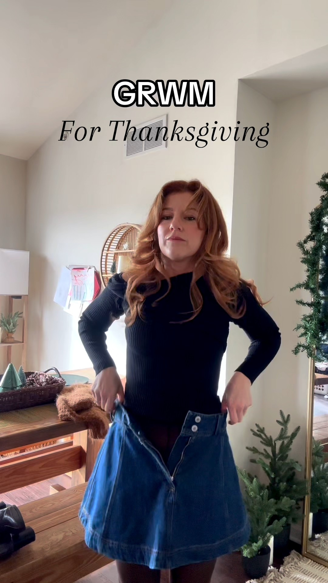 GRWM for Thanksgiving dinner! 

#LTKgrwm #LTKHoliday #LTKootd