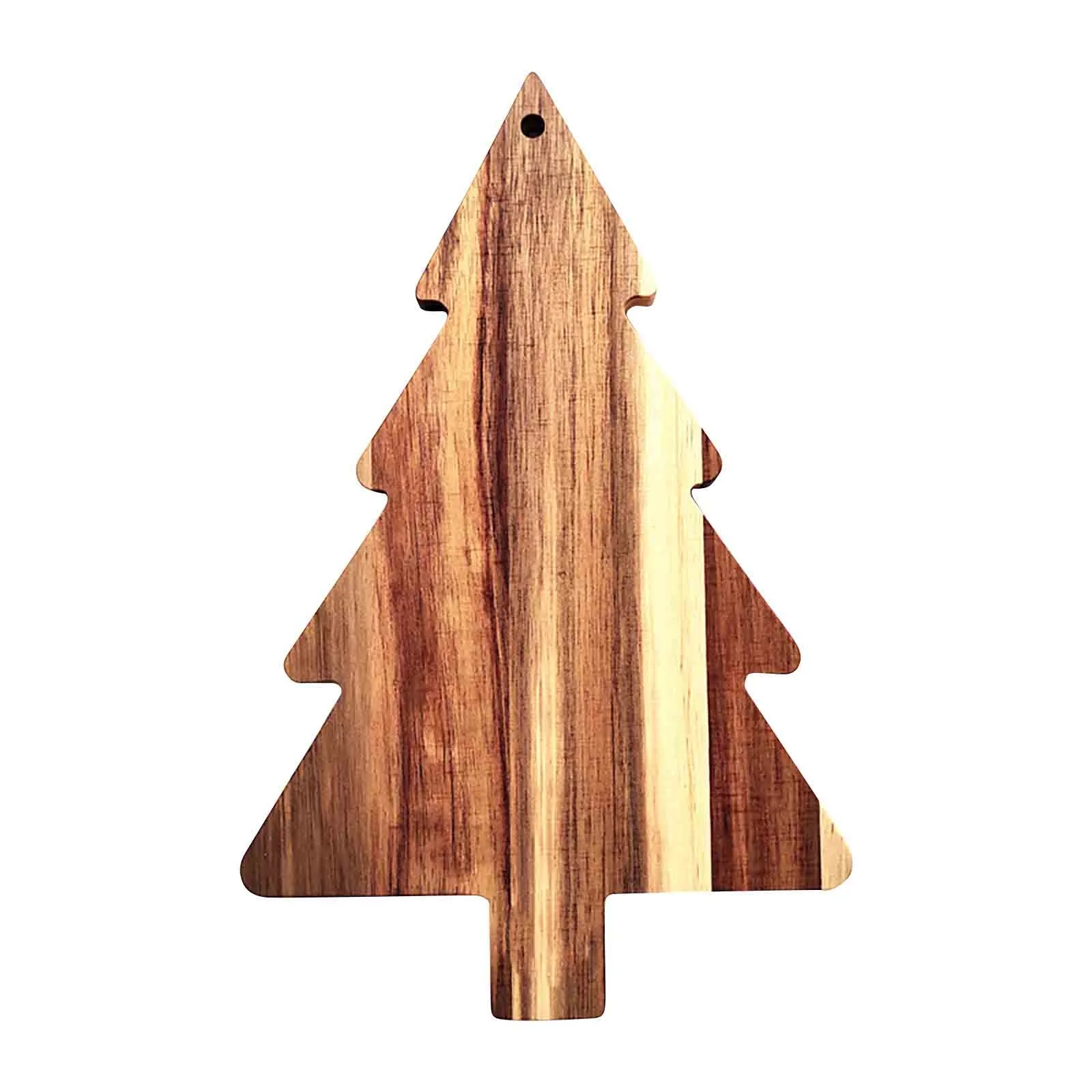 PEIBang Wooden Christmas Tree Charcuterie Board,Xmas Cutting Board Fruit Tray Holiday Cheese Boar... | Walmart (US)