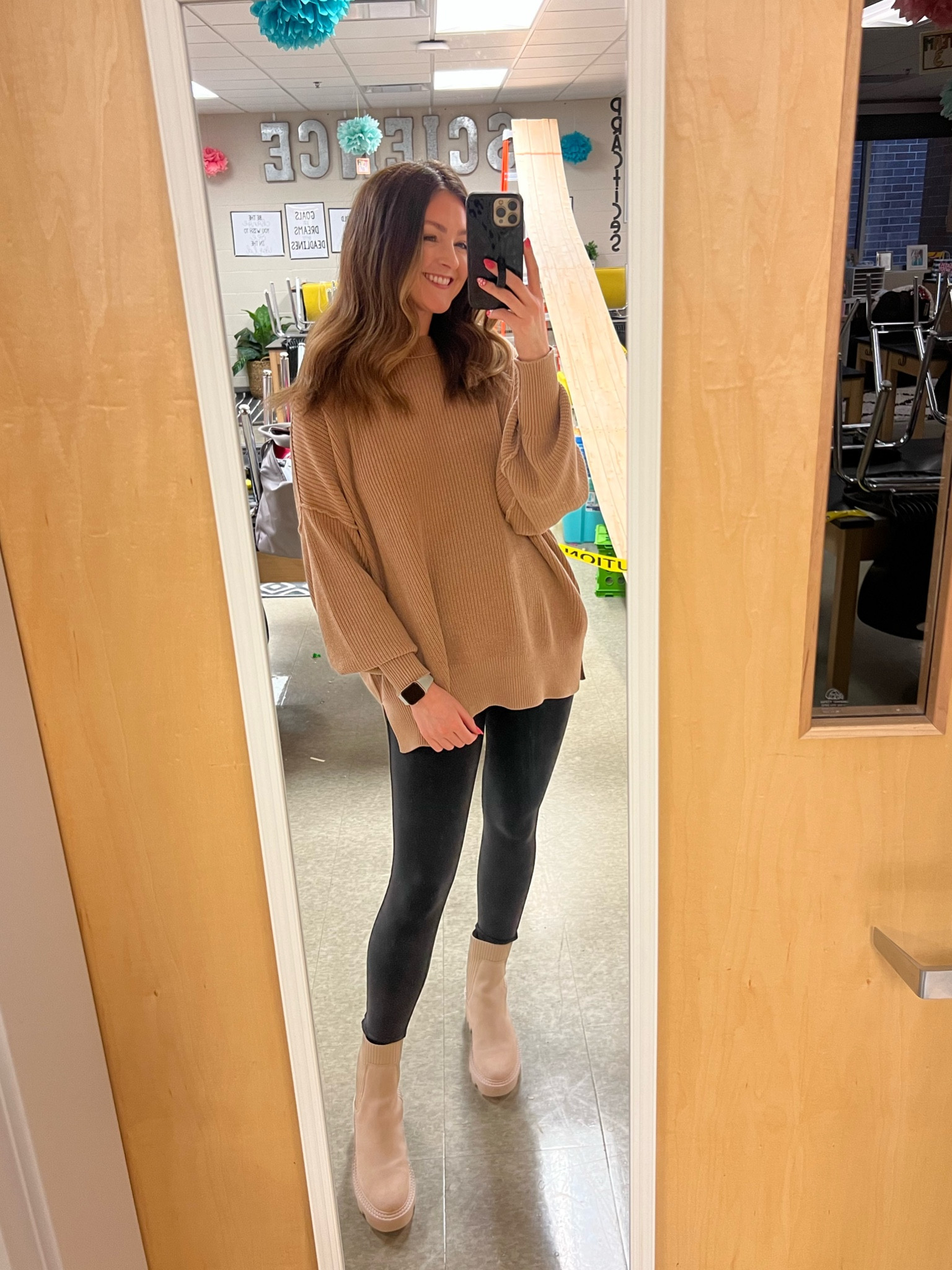 Aerie free people sweater dupe in medium!