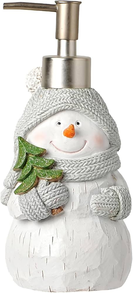 Christmas Snowman Soap Dispenser, Winter Hand Liquid Dispenser Bathroom | Amazon (US)