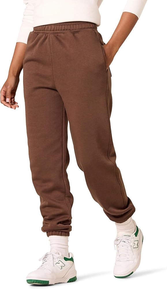 Amazon Essentials Womens Relaxed High Waist Joggers (Available in Plus Size) | Amazon (US)