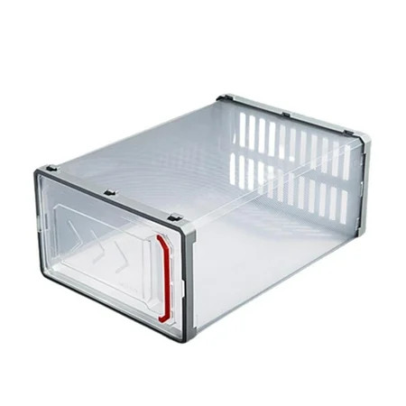 6pcs Large Plastic Shoe Organizer Stackable Shoe Organizer Box for Shoe Storage Management 3 | Walmart (US)