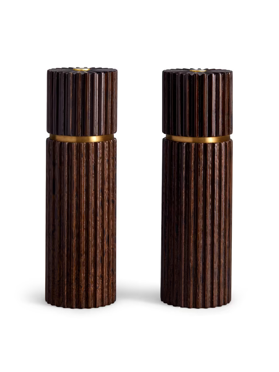 Atelier Ionic Wood Salt & Pepper Mills | Saks Fifth Avenue