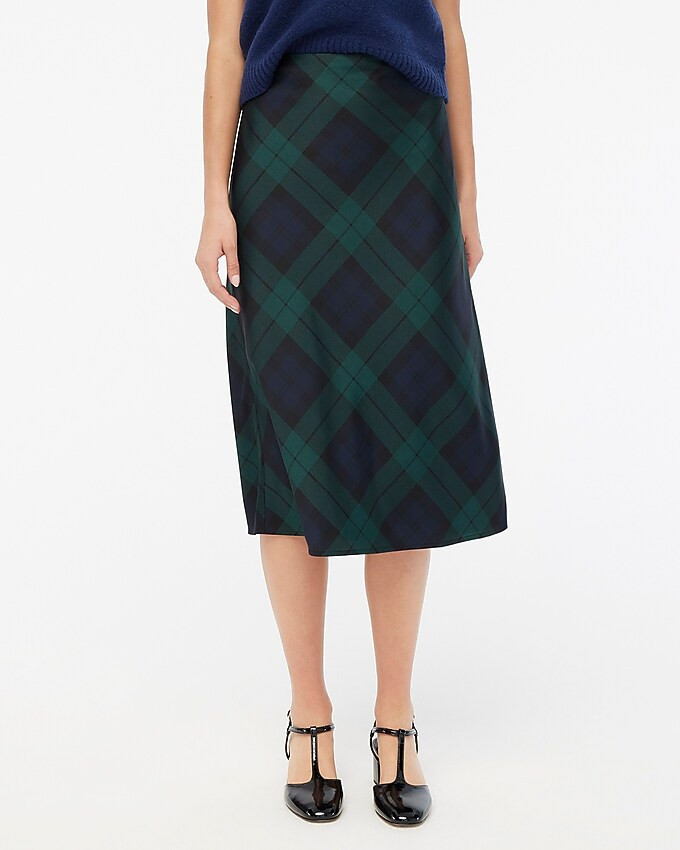 Black Watch bias slip skirt | J.Crew Factory