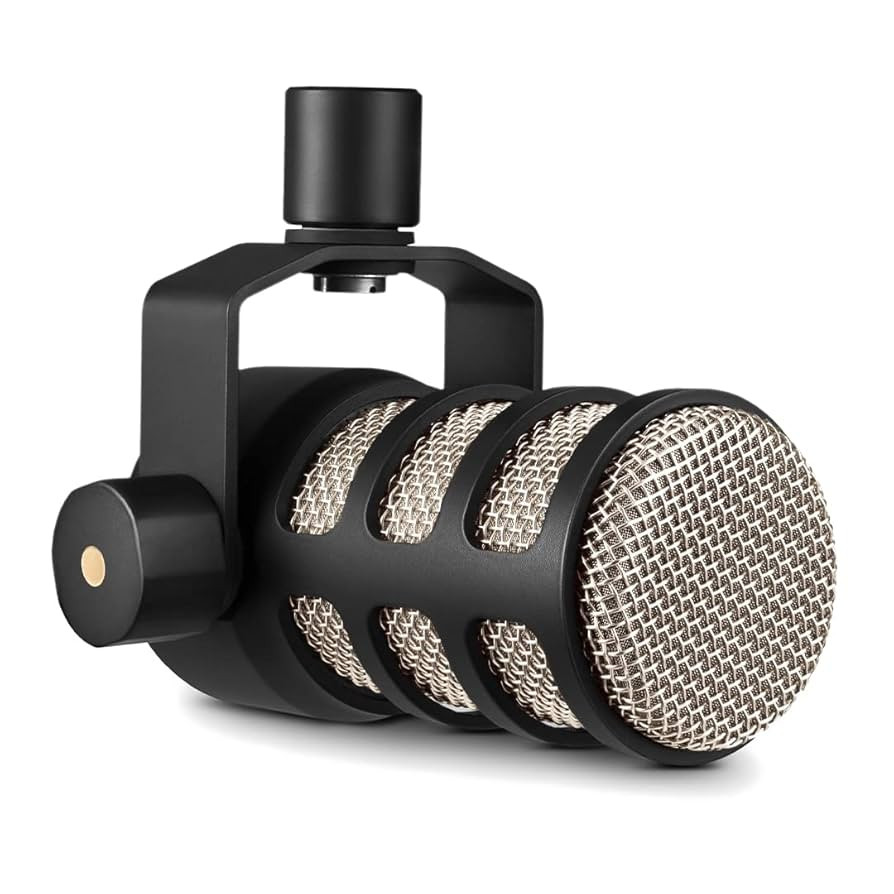 Rode PodMic Cardioid Dynamic Broadcast Microphone, Black | Amazon (US)