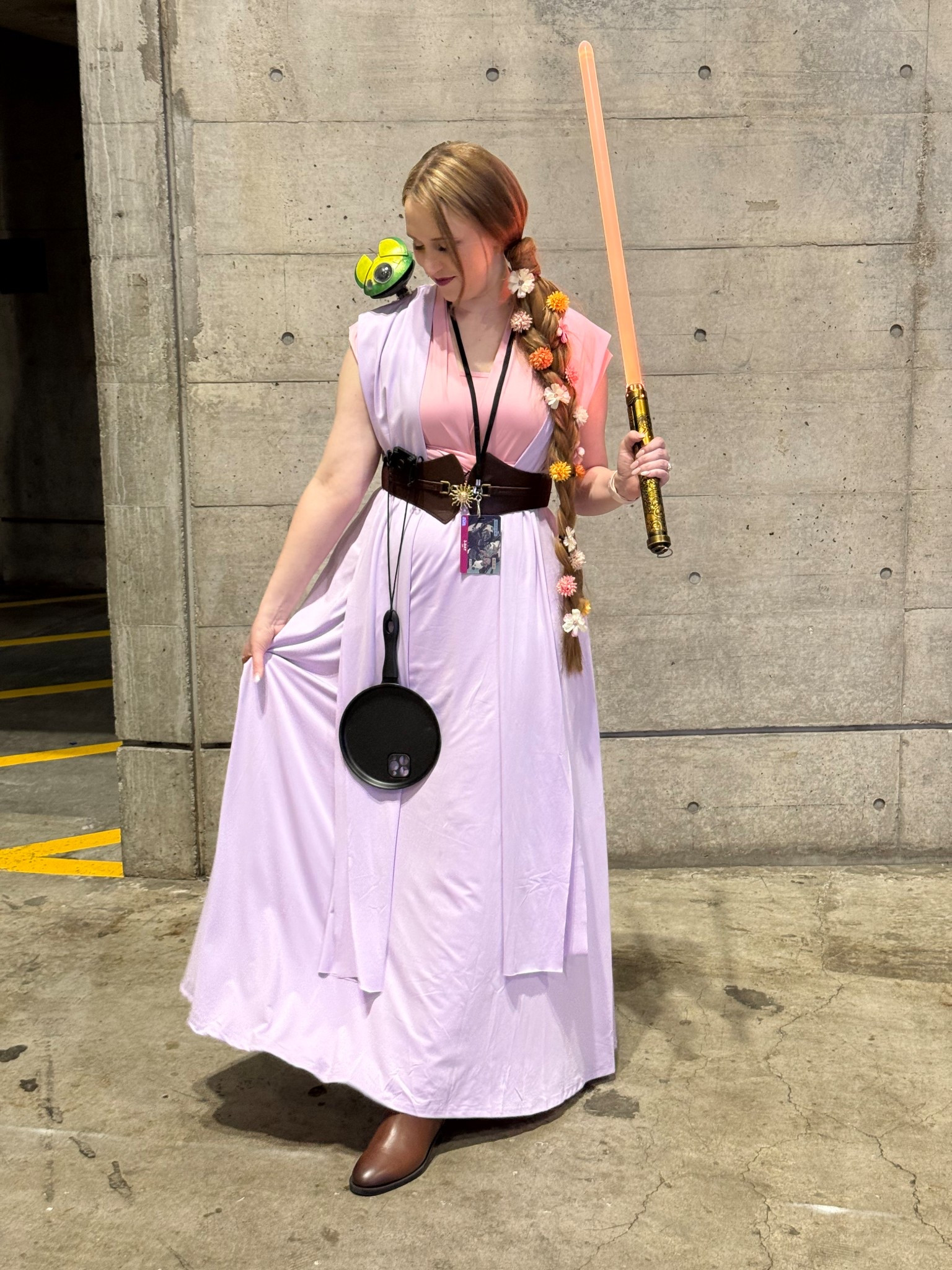 rapunzel x jedi for star wars celebration! #disney #starwars 

#LTKMidsize