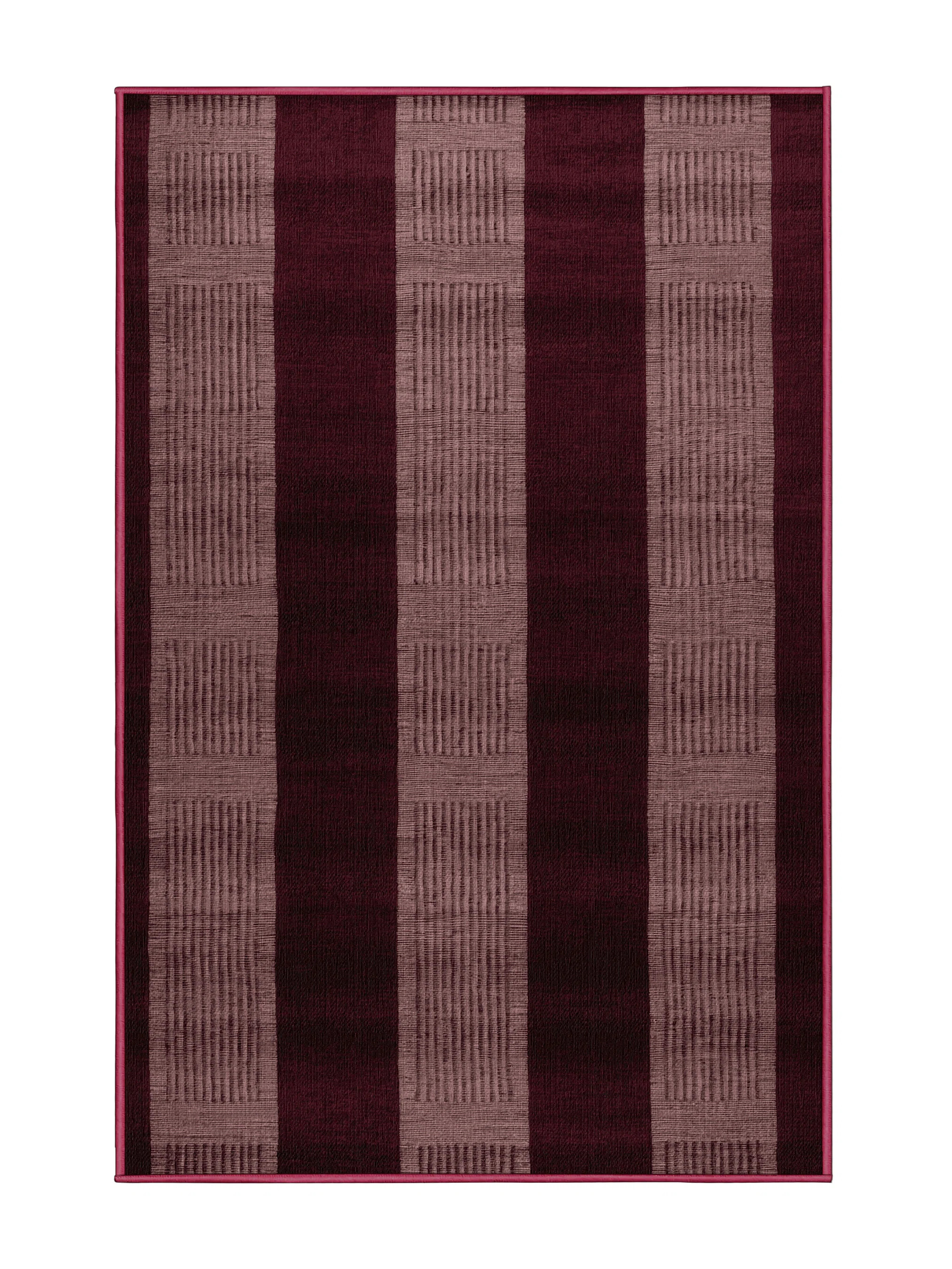 Machine Washable Checkered Red Area Rug | Wayfair North America