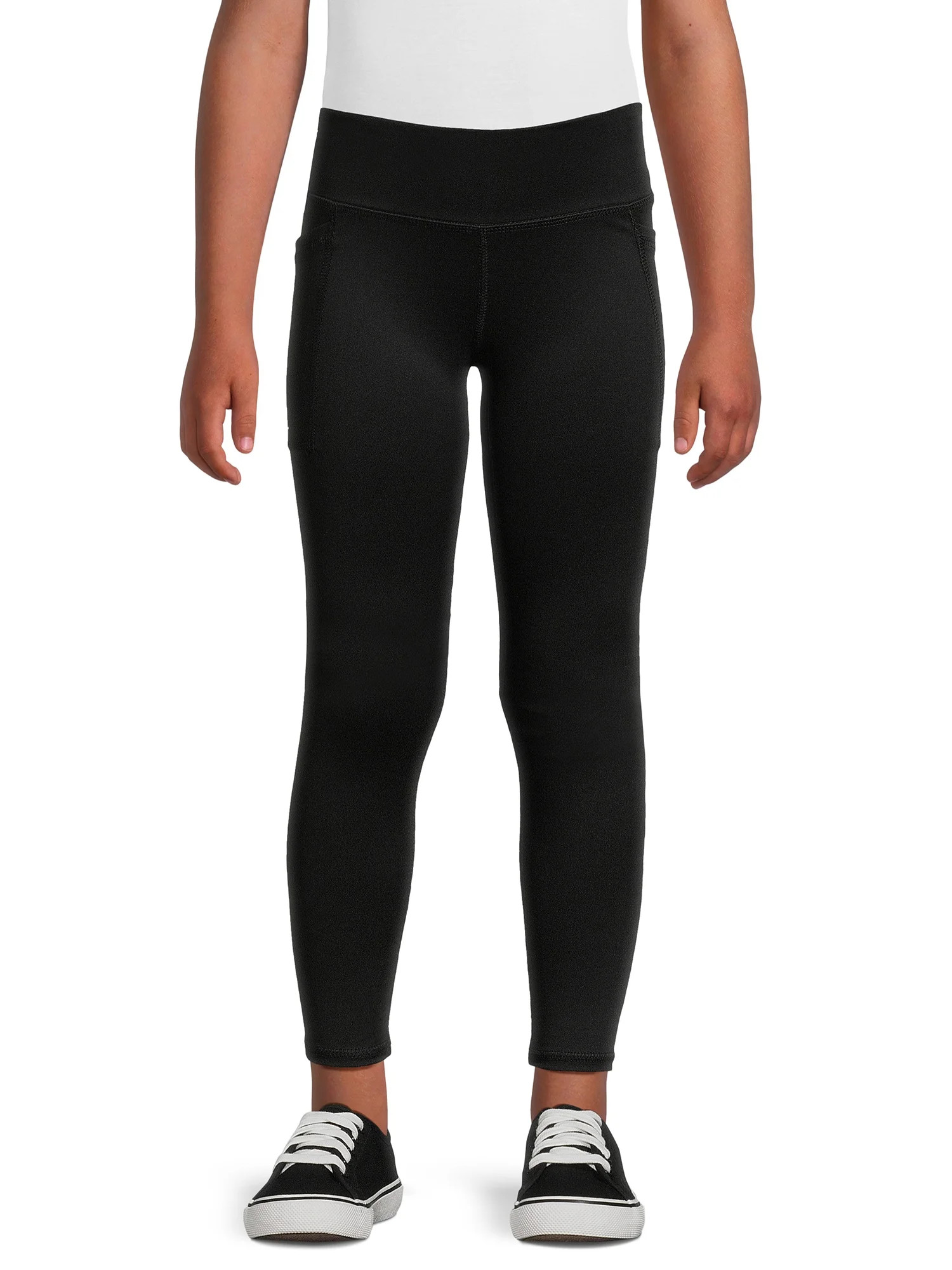 Athletic Works Girls Active Legging, Sizes 4-18 & Plus | Walmart (US)